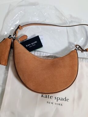 Kate Spade Duo Suede Mini Shoulder Bag Garden Soil